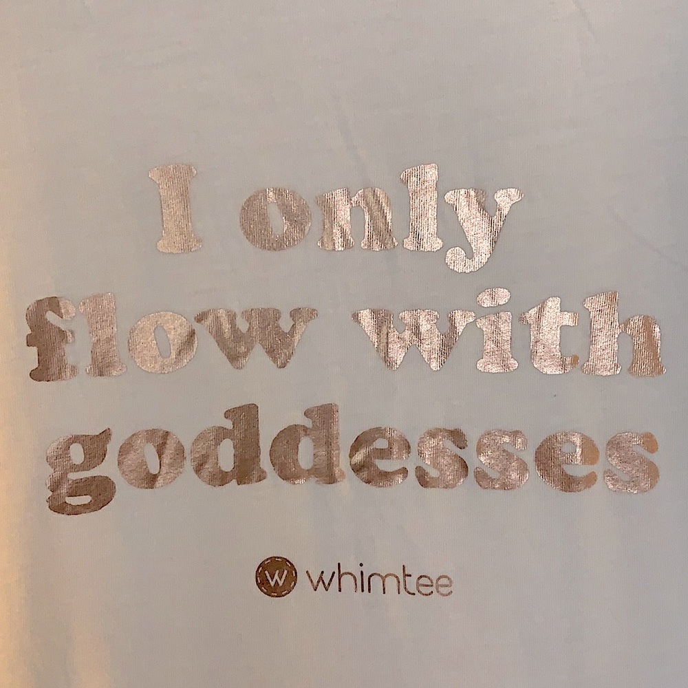 White high low tee shirt